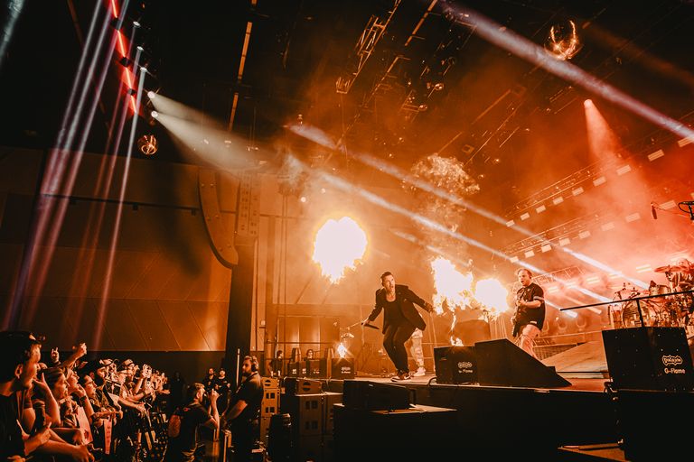 Shinedown performing live at AEC Theatre in Adelaide